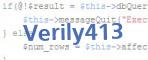 verification code