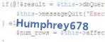 verification code