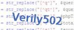 verification code